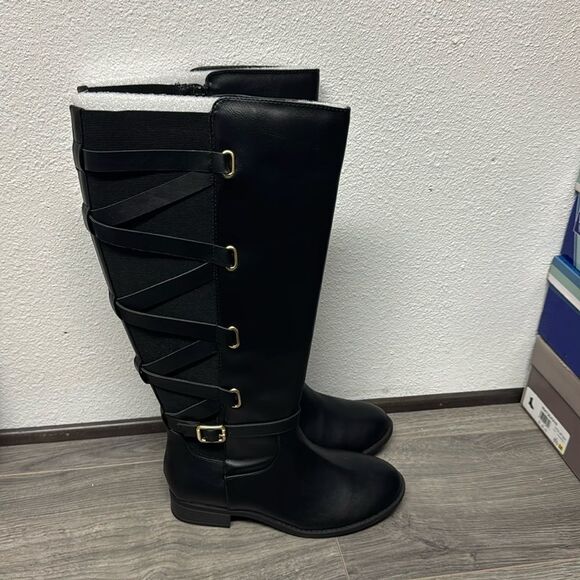 Thalia Sodi Veronika (WIDE CALF) Tall Boots - Picture 4 of 8